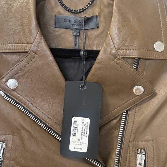 Rag & Bone Mack Leather Jacket - Picture 6 of 12